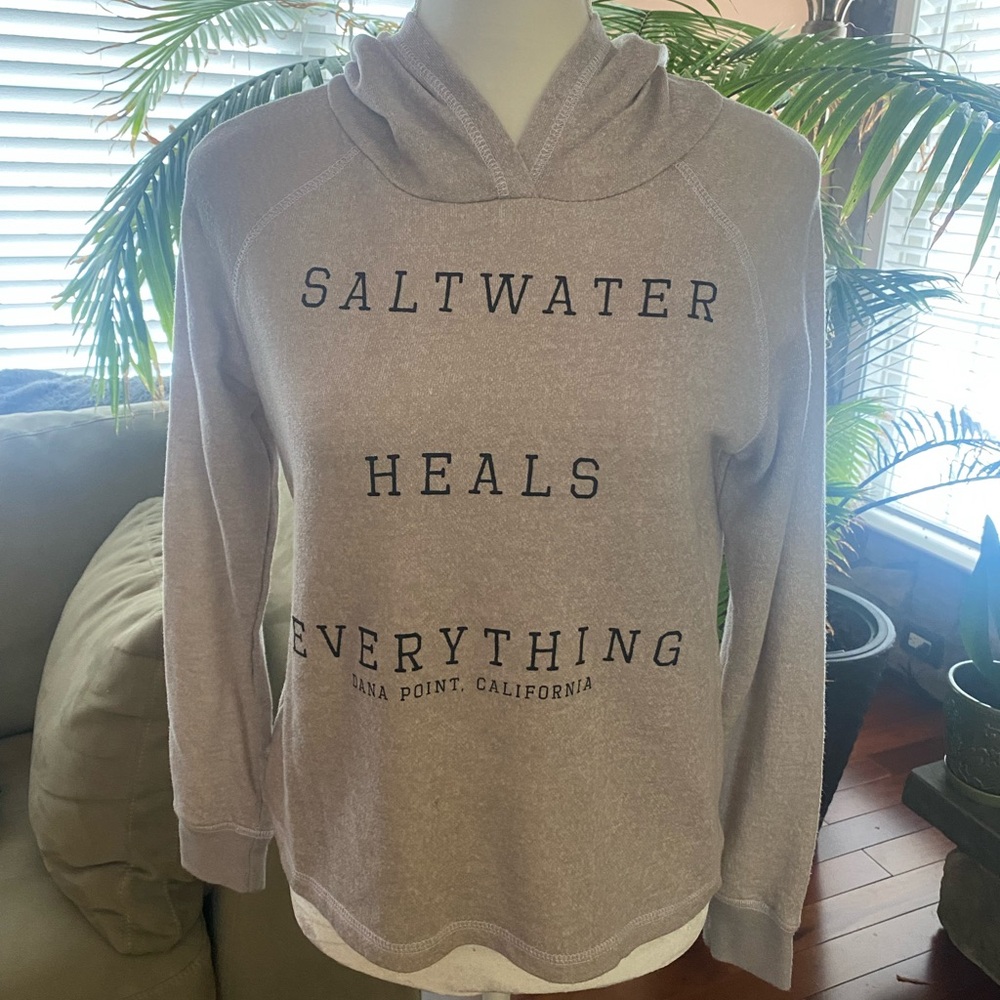 NWOT saltwater heals everything hoodie